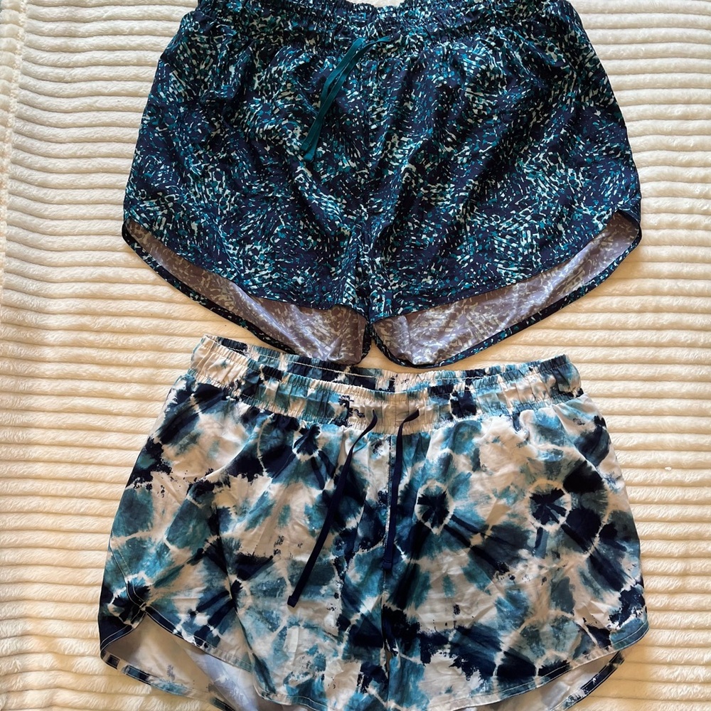Old Navy Women's Athletic Shorts - Blue and Black